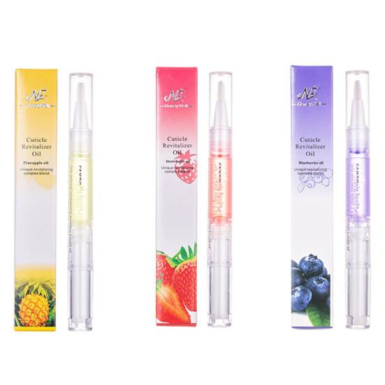Набор из 3 ручек для питания ногтей, для восстановления потрескавшейся кутикулы, увлажнения кожи, устранения сухости, простой в использовании масляной кисти для УФ-акрилового искусственного натурального маникюра