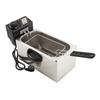 Электрическая фритюрница 4 л 4,2 кварт с корзиной для фильтрации масла 1400 Вт нержавеющая сталь 60 200 градусов Цельсия 140 392
