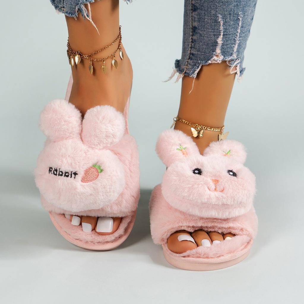 Женские плоские тапочки, удобные, легкие, неглубокие сандалии, весна 2024, дизайнерские замшевые тапочки, милые домашние тапочки для женщин