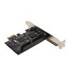 PCIe 2.0 SATA Card 2 Ports 40pin Interface 6.0 Gbps 3.0 Gbps 1.5 Gbps SSD PCI E To SATA Expansion