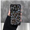 Синий Леопардовый Принт для Чехла Мобильного Телефона IPhone 16 15pro для Apple 16ProMax Модель для Пары 14 с Шнурком 13