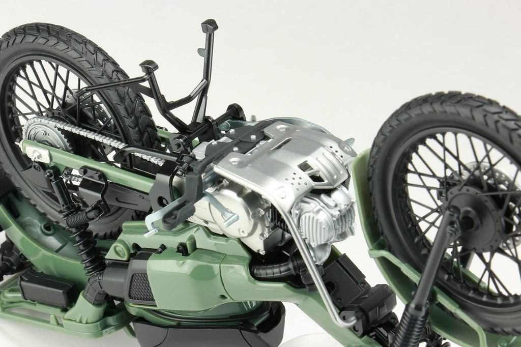 Fujimi Model NEXT Bike Series 5 Honda CT125 Organic 1/12 No. (Hunter Cub/Pearl Green) 12NX-5