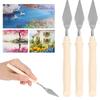 7Pcs Cake Palette Knife for Baking Oil Paint Knives Painting Spatula for Art Small Clay Tools Cake Decorating/Design  1023413