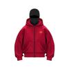 Feel Print Men Zip Hoodie Winter Warm Casual Sweatshirt Y2K with Hooded Face Mask Zipper Design Sports Jacket Outdoor Activities