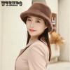 Women's Versatile Plush Retro Elegant Warm Thickened Hats Soft Solid Color Autumn Winter Casual Windproof Cold-proof Hats