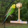 Bite Resistant Wood Parrot Swing Wear-resistant Bird Cage Decoration  for Parrots Parakeets