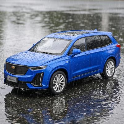 1:2023 Cadillac XT6 2023 Внедорожник SUV Модель автомобиля из сплава Модель автомобиля из литого металла Домашние модные украшения и Декор для рабочего стола компьютера