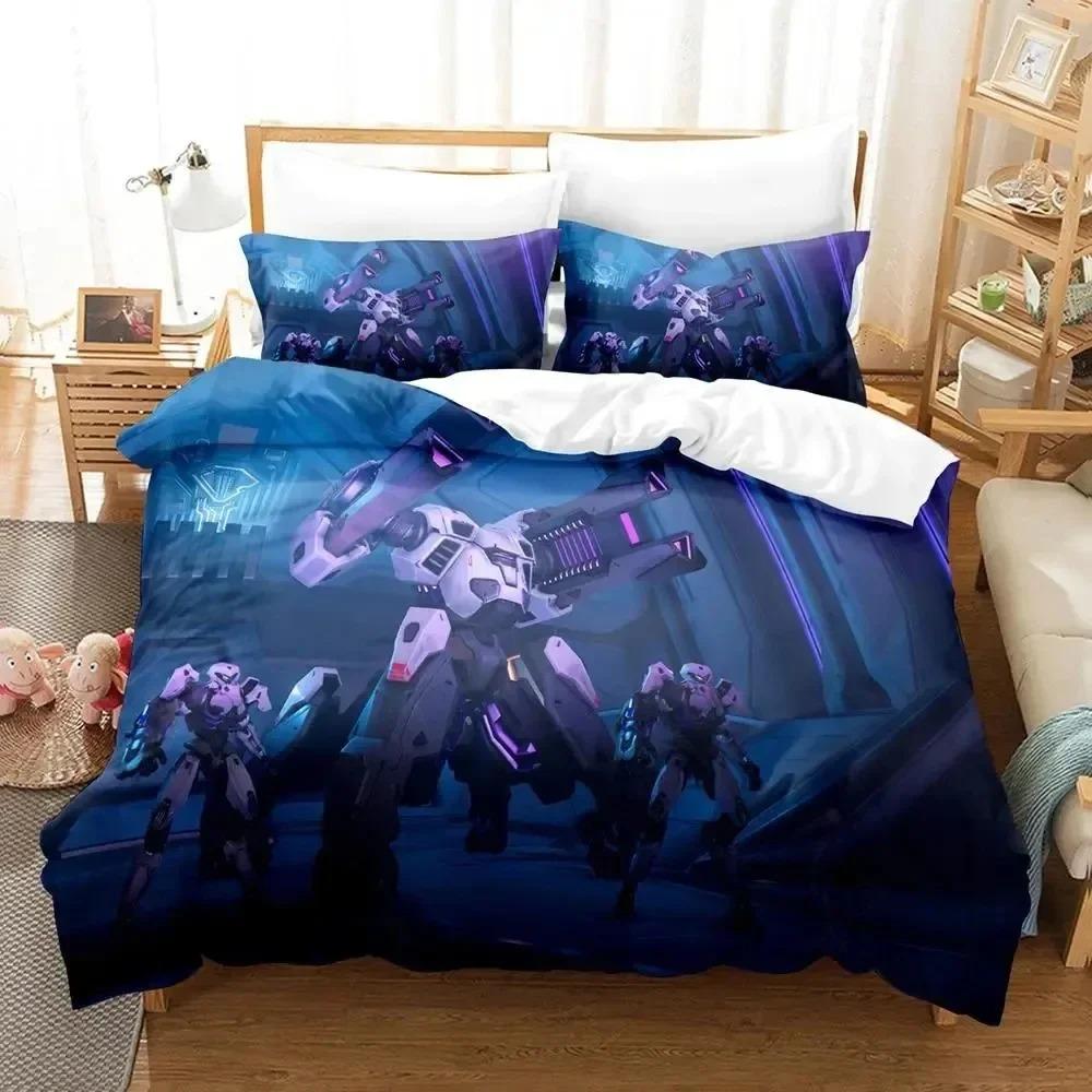 Комплект постельного белья Game Overwatch для мальчиков и девочек Twin Queen Size Пододеяльник Наволочка Кровать для детей и взрослых Мода Домашний текстиль Текстиль