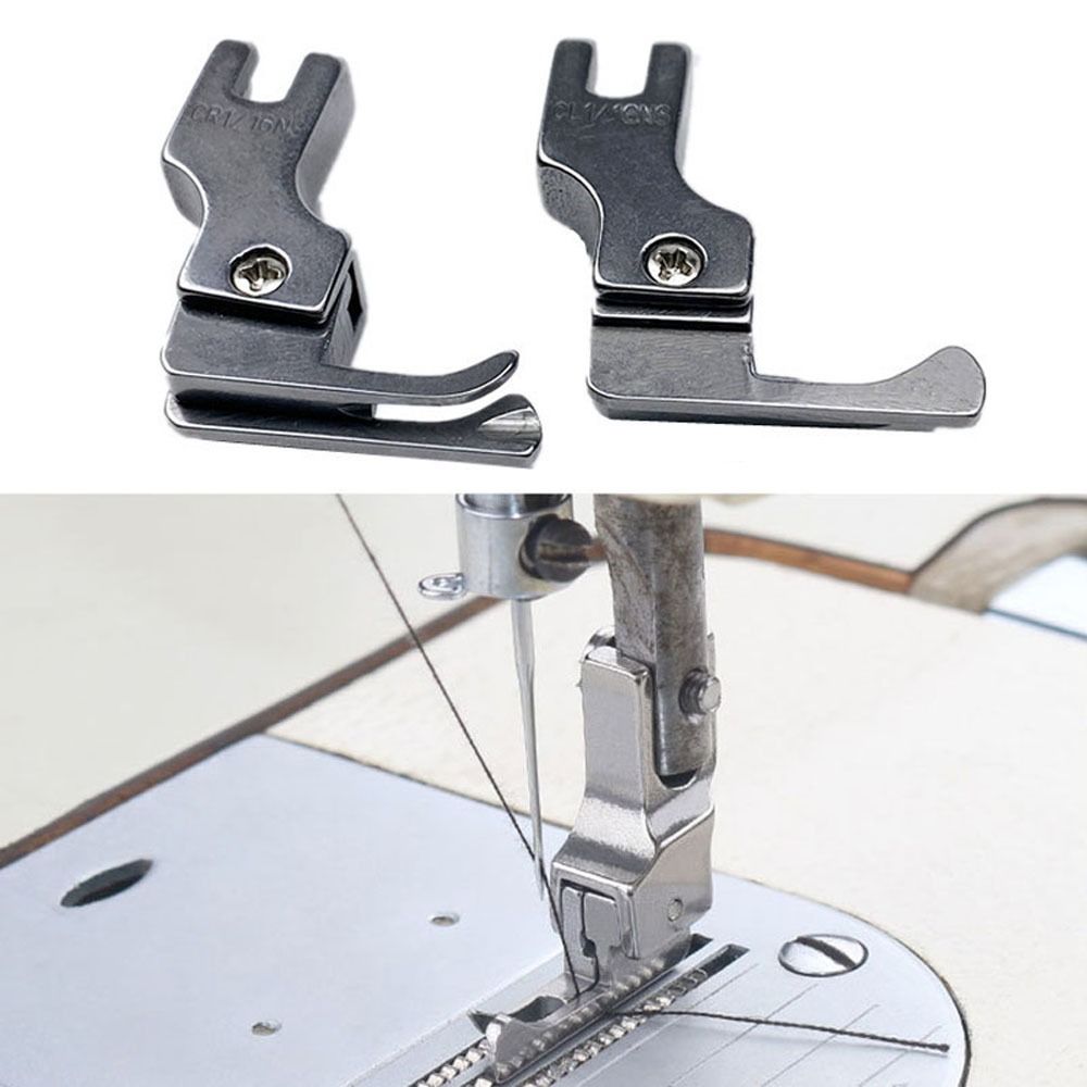 Left/Right Edge Guide Presser Foot for Knitt and Thin Materials Sewing Machine Accessories