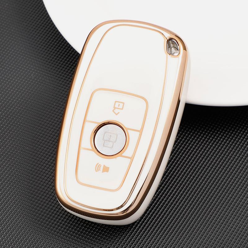 Чехол для дистанционного ключа автомобиля из ТПУ с золотыми краями, чехол-брелок для Haval H9 F7x H5 H3 для Great Wall 5 3 M2 H6 Coupe Great Wall M4 H2 6, автомобильные аксессуары