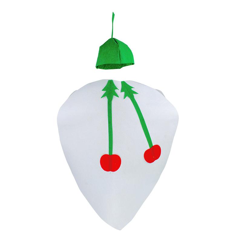 1Set Children Cosplay Fruit Veggie Costume Funny Holiday Party Cute Clothes Suit Children Performance Overclothes Stage Costume