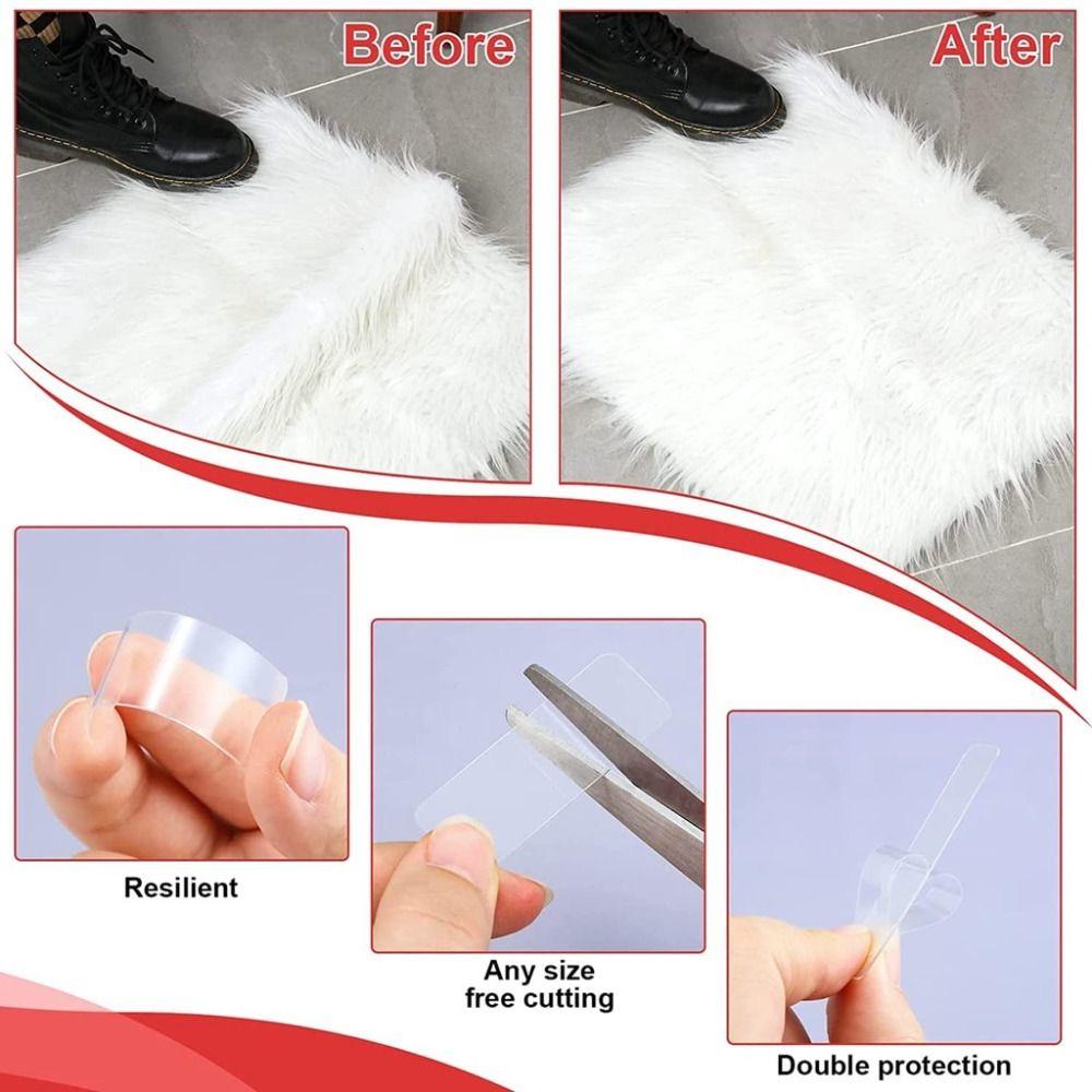 60 шт./120 шт. Водонепроницаемые настенные наклейки, не оставляющие следов, клейкая лента, новая двухсторонняя клейкая лента