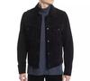 AL KHALID Real Soft Black Suede Leather Motorcycle Style Men's Jacket Biker Stylish