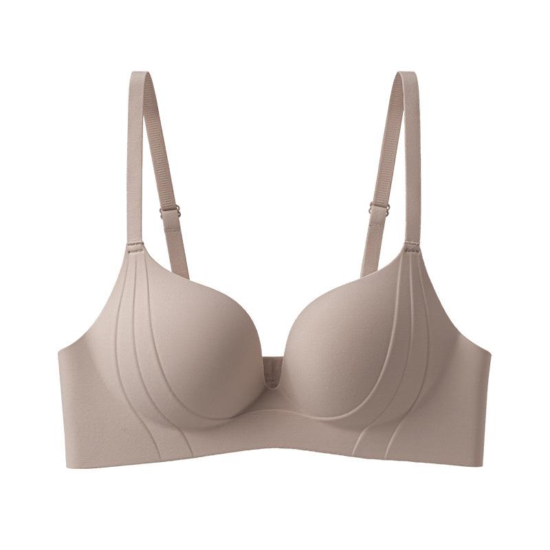 Small breasts gather underwear women's summer thin soft support, pull without marks, close the secondary breasts, anti-sagging upper support bra cover