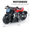 Zinc Zinc Alloy Pullback Motorcycle Model Mini Motorbike Model Simulation Motorbike  Children's Gift