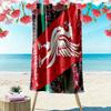 Liverpool Flag Print Beach Towel, Large Soft Quick Dry Towel for Beach Camping Swimming