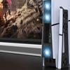 Тихий кулер для консоли PS5 Slim с регулируемой скоростью. Бесшумный улучшенный охлаждающий вентилятор со светодиодной подсветкой для Playstation 5 Slim.