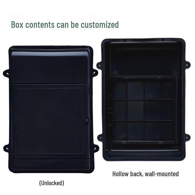 Компактный запираемый пластиковый ящик для настенного монтажа для почты, жалоб, предложений и молока