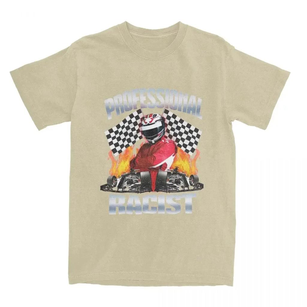 Профессиональная сертифицированная расистская футболка Racing Meme унисекс хлопковая одежда Harajuku O-образный вырез с коротким рукавом женская короткая футболка в стиле ретро унисекс