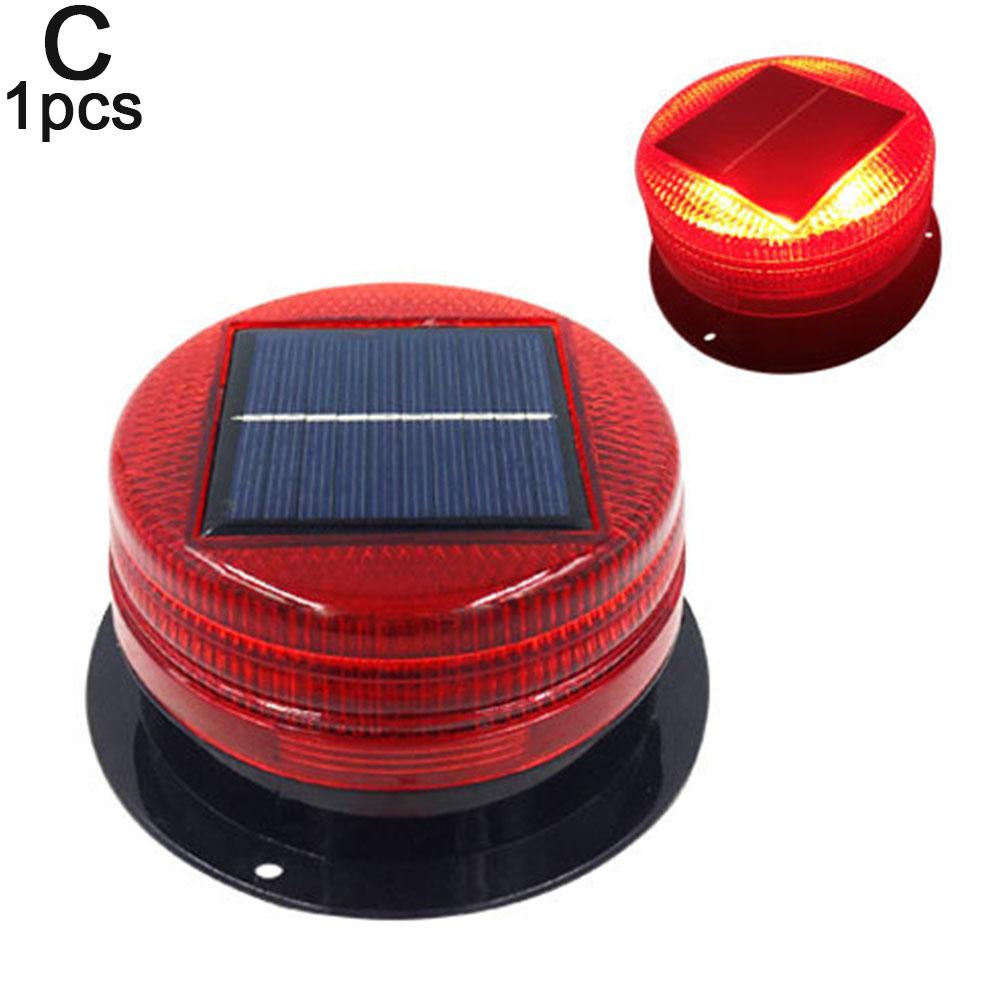Solar Magnetic Warning Light Car Truck Vehicle Wireless Strobe Beacon Flashlight Emergency Signal Night Sensor Flashing