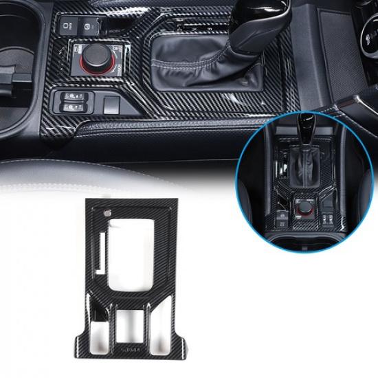 Carbon Fiber Inner Gear Shift Box Panel Frame Trim For Subaru Forester -