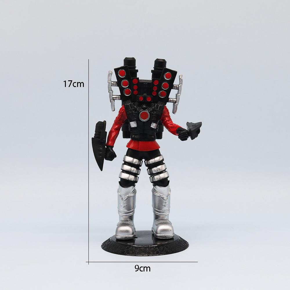 Skibidi Toilet Man Monitor Man Titan Speaker Man Titan TV Man ПВХ фигурка модель игрушки коллекция детская кукла подарок