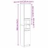 Bathroom Cabinet Set with Shelf 3 pcs Reclaimed Wood Effect Particleboard