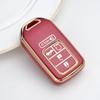 Чехол для ключей из ТПУ с 5 кнопками, защитный чехол для Honda Accord Civic CRV HRV Pilot Fit Freed Odyssey Vezel 2018 2019