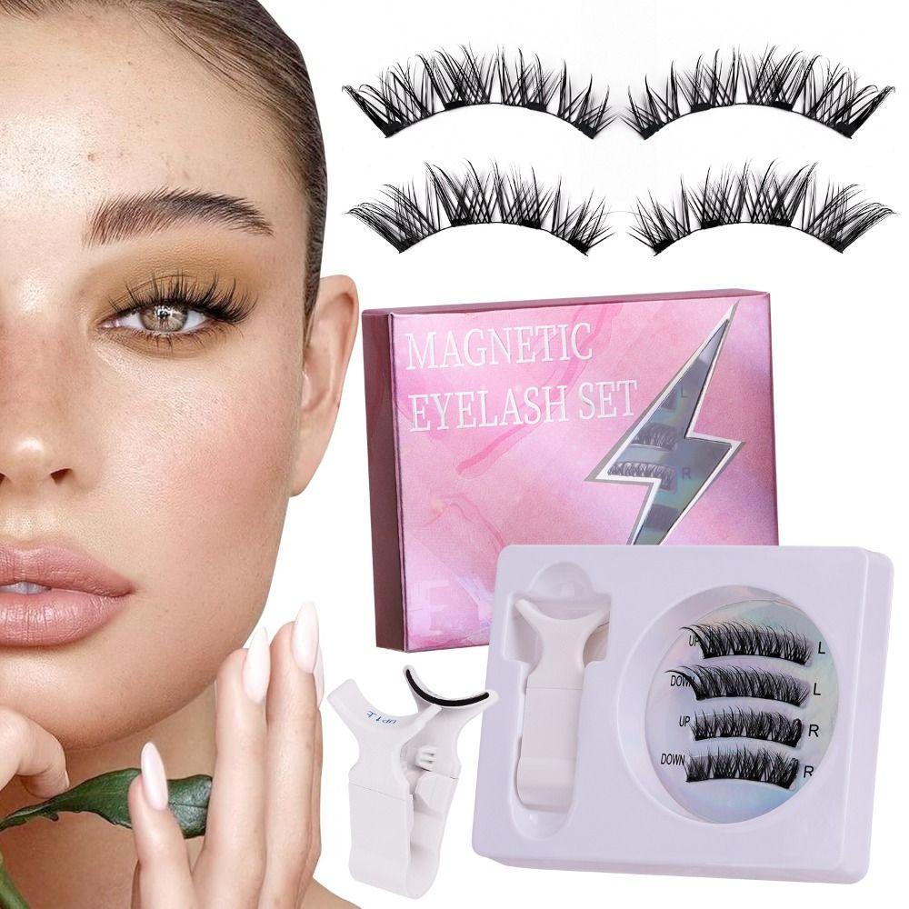 Накладные ресницы своими руками без клея L Curl Faux Mink Lashes Простые в использовании накладные ресницы кошачий глаз Инструменты для макияжа