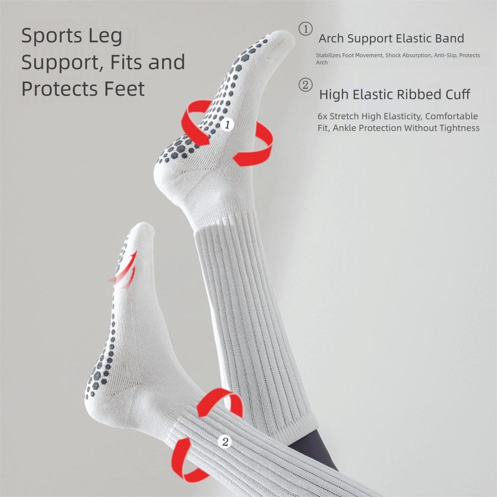 Solid Color Pilates Socks Cotton Dot Non-slip Socks Breathable Ankle Socks Women