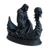 Фигурка «Готические лодки-черепа» со сценой Жнецов в капюшонах, 3D-печатная коллекционная фигурка в подарок на Хэллоуин и для домашнего декора