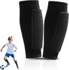 1Pcs Soccer Shin Defender Shin Guards Pads For Kids, Youth Adult, Calf Compression Sleeve With Honeycomb Pads, Shin Guard