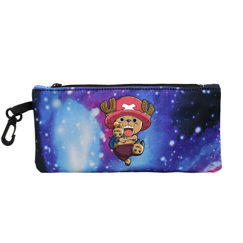 Riman Animation Peripheral Printing Pencil Case, Primary And Secondary School Students Stationery Zipper Pencil Case