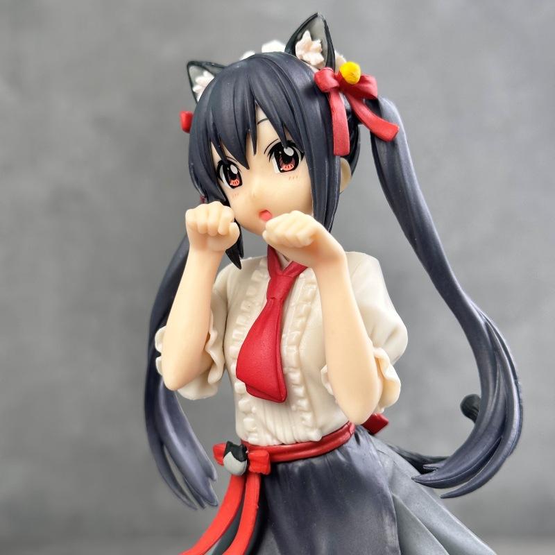 К-Он! Аниме Фигурка Азусы Накано и Юи Хирасавы в кошачьей тематике, Милые Аниме Девушки, Модели, Украшения, Игрушка