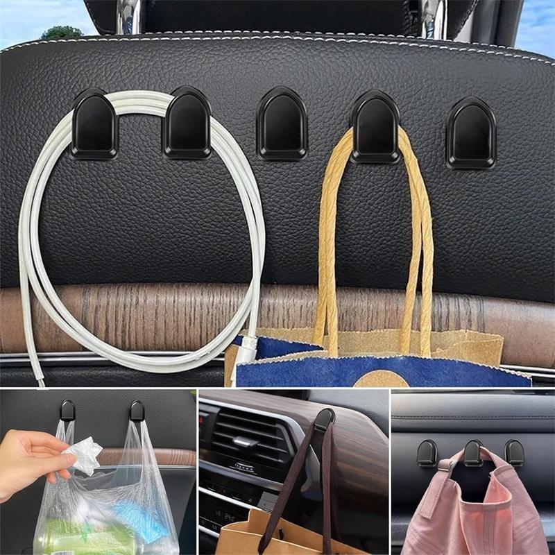 Seamless Wall Mounted Storage Hook Car Mini Hook Rack Multifunctional Simple Storage Rack Car and Home Universal Hanging Hook