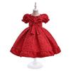 Kids Dresses For Girls Elegant Princess Wedding Dress Children Vintage Evening Party Dress Christmas Prom Vestidos 3 8 10 Years