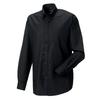 Russell Collection Mens Long Sleeve Easy Care Oxford Shirt