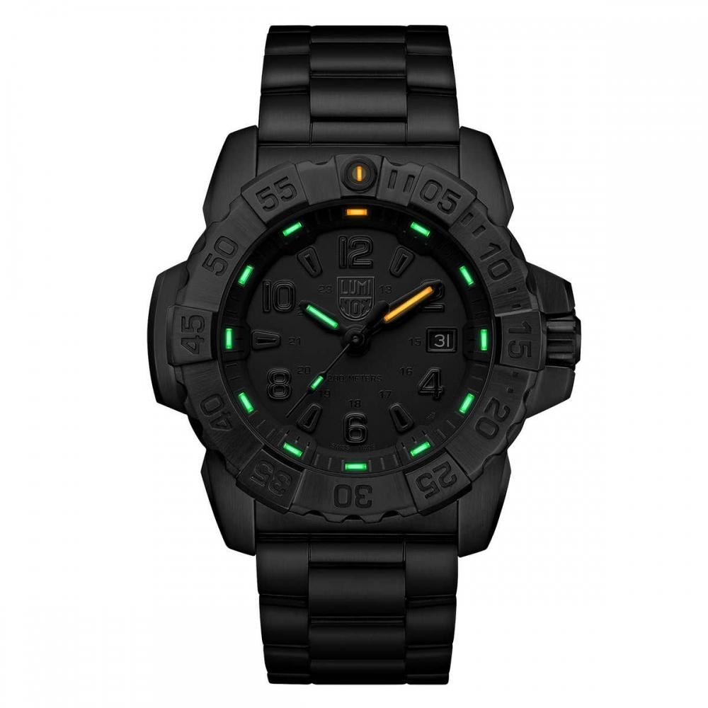 Luminox Часы Navy Seal Blackout для мужчин из нержавеющей стали