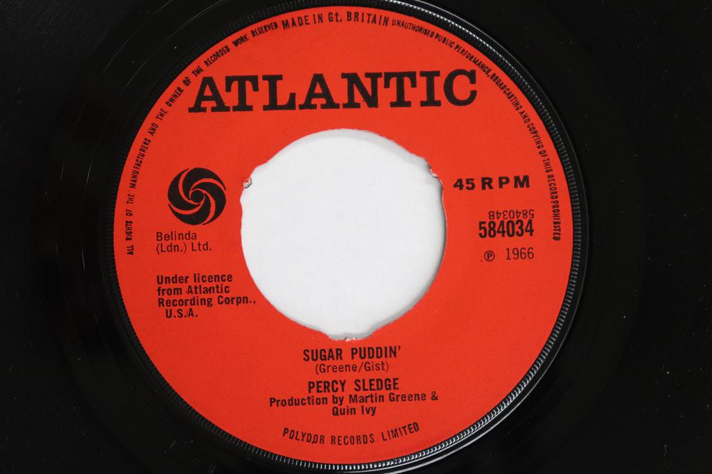 7inch Record PERCY SLEDGE - Warm And Tender Love 584034 ATLANTIC 1966 UK Soul/Funk Used