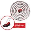 Einhell Tondeuse à gazon sans fil GE-CM 18/33 Li Kit PXC (18V, 200 m²) Livré avec Batterie 4,0 Ah et Chargeur