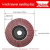 Thickened Flap Grinding Disc for Angle Grinder, Sand Polishing Wheel for Stainless Steel, 100 Thousand-Leaf Design