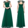 Wedding Dress Women Fashion O-Neck Floor-Length Plus Size A-Line Dresses