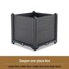 Extra Large Multi-layer Rectangular Planting Box for Home Balcony - Ideal for Fruits, Vegetables, and Flowers