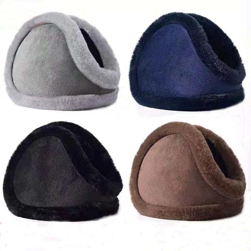 Теплые меховые наушники унисекс для мужчин и женщин, бархатные наушники, зимние утолщенные теплые наушники, плюшевые наушники для езды на велосипеде и лыжах