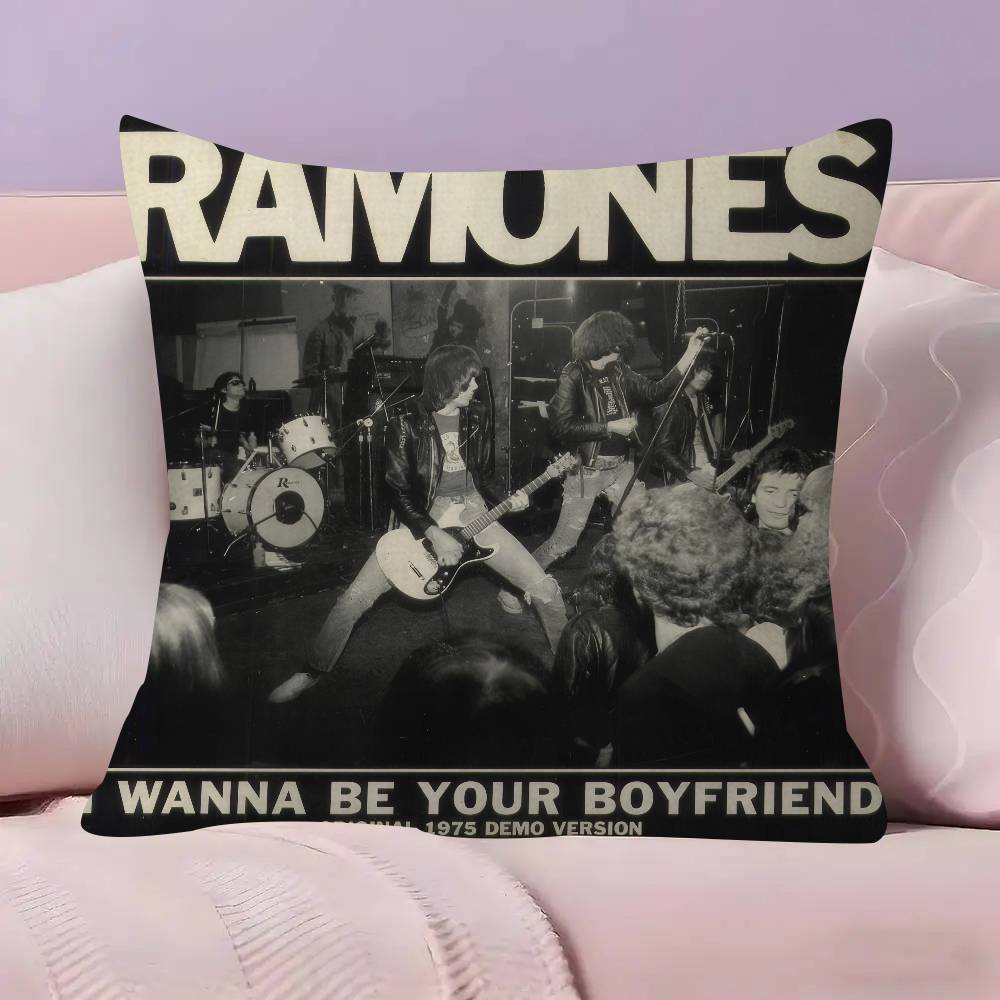 Band Punk RRamones anime Cushion Cover Decorative Pillow Sofa Home Decor case pillow cases
