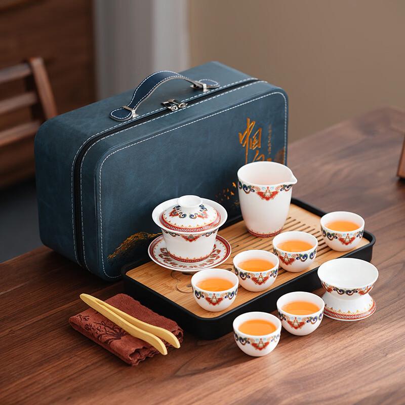 Чайный набор Yipan White Jade Dunhuang