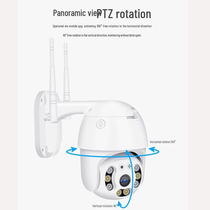 2,5-дюймовая купольная камера видеонаблюдения для дома A6: HD, Водонепроницаемая, Беспроводная WiFi Домофонная система