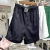 Повседневные шорты большого размера, новые летние свободные прямые однотонные брюки с пятью точками для мужчин и женщин