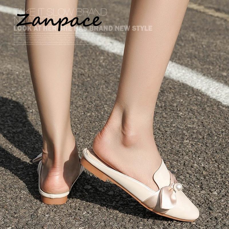 Мода 2024 Лето Плоские шлепанцы Женские Уличные Домашние Женские Шлепанцы Модные Удобные Бабочка Платформа Женская Обувь