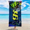 1 шт. V-Valentino VR46 MotoGP Микрофибра Пляжное полотенце Быстросохнущее Супервпитывающее Не оставляет песка Мягкое Большое Полотенце для ванны и бассейна